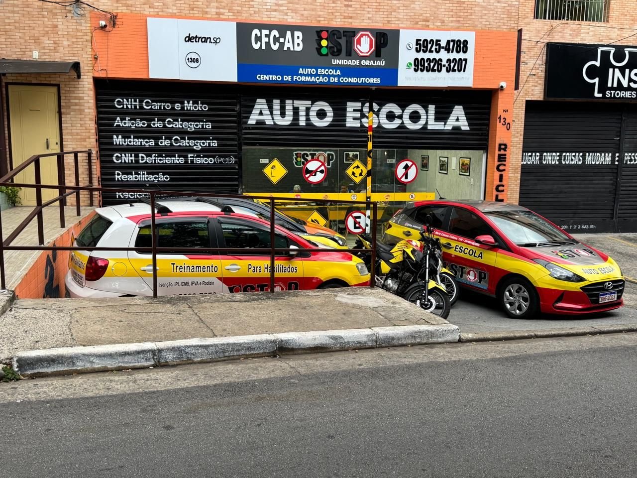 Fachada da CFC-AB e Stop, Unidade Grajaú